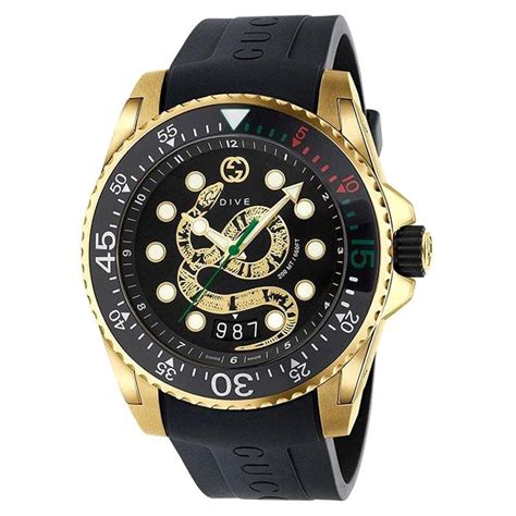 gucci mens dive watch review|gucci snake watch men's.